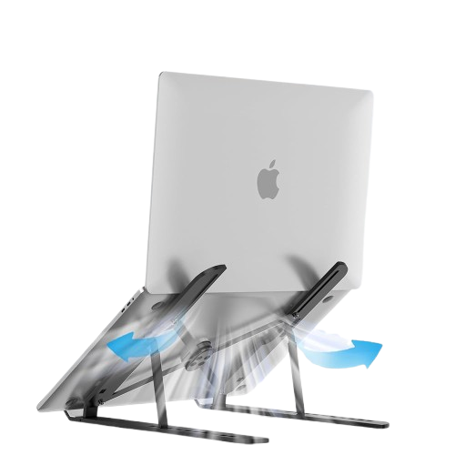 Mikuso LS-033 Laptop Stand (Silver & Black) - Image 3